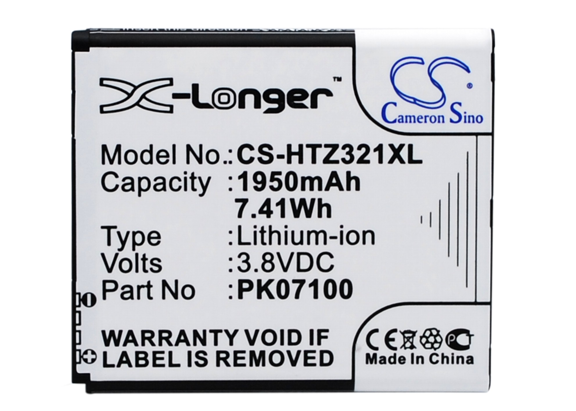 HTC J ISW13HT J Z321e Nippon Replacement Battery 1950mAh