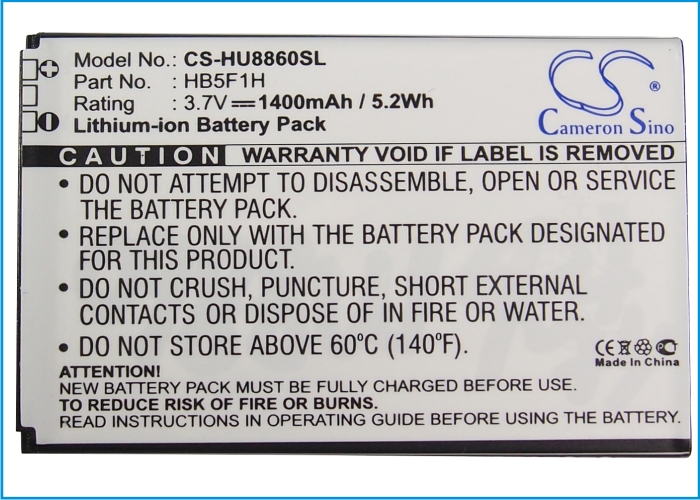 HITWAY H5 BATTERY Huawei Replacement Battery 1400mAh