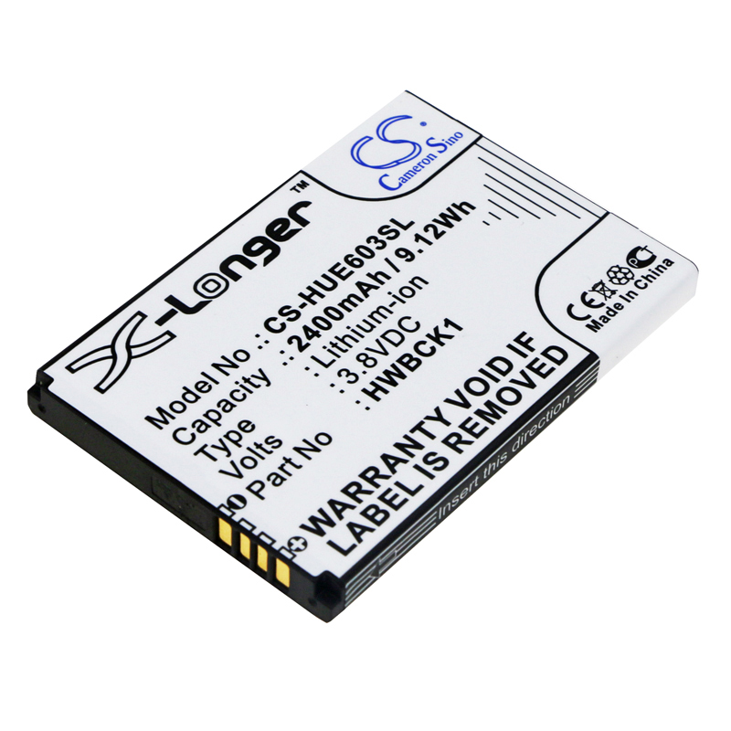 Huawei 601HW 603HW HWBCK1 Replacement Battery 2400mAh