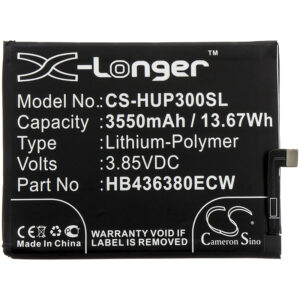 Huawei ELE-AL00 ELE-AL10 ELE-L09 ELE-L29 ELE-TL00 Replacement Battery 3550mAh