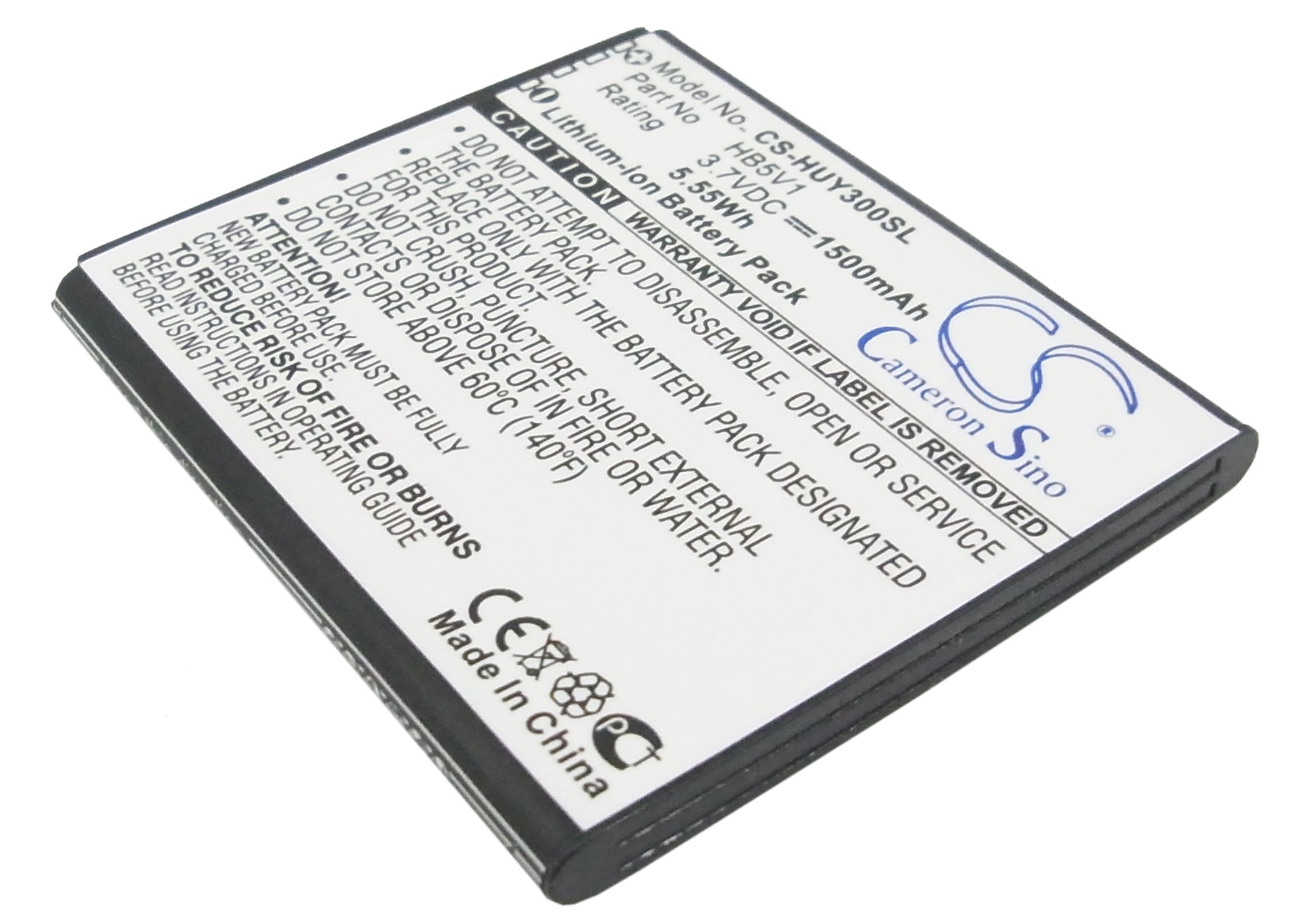 Huawei HB5V1 Mobile/SmartPhone Replacement Battery 1500mAh