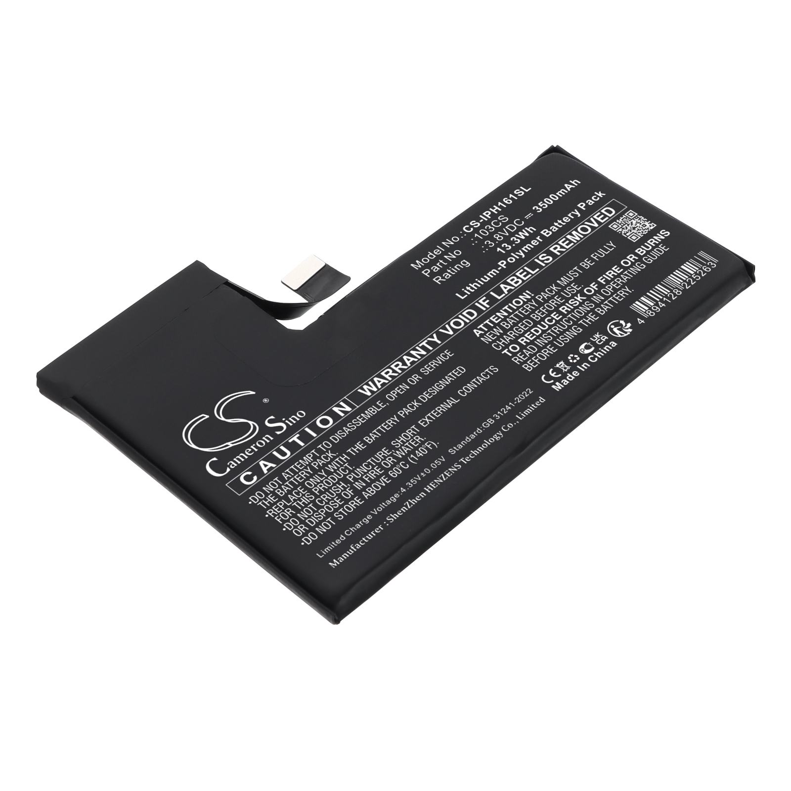 2203B BATTERY Apple Replacement Battery 3500mAh