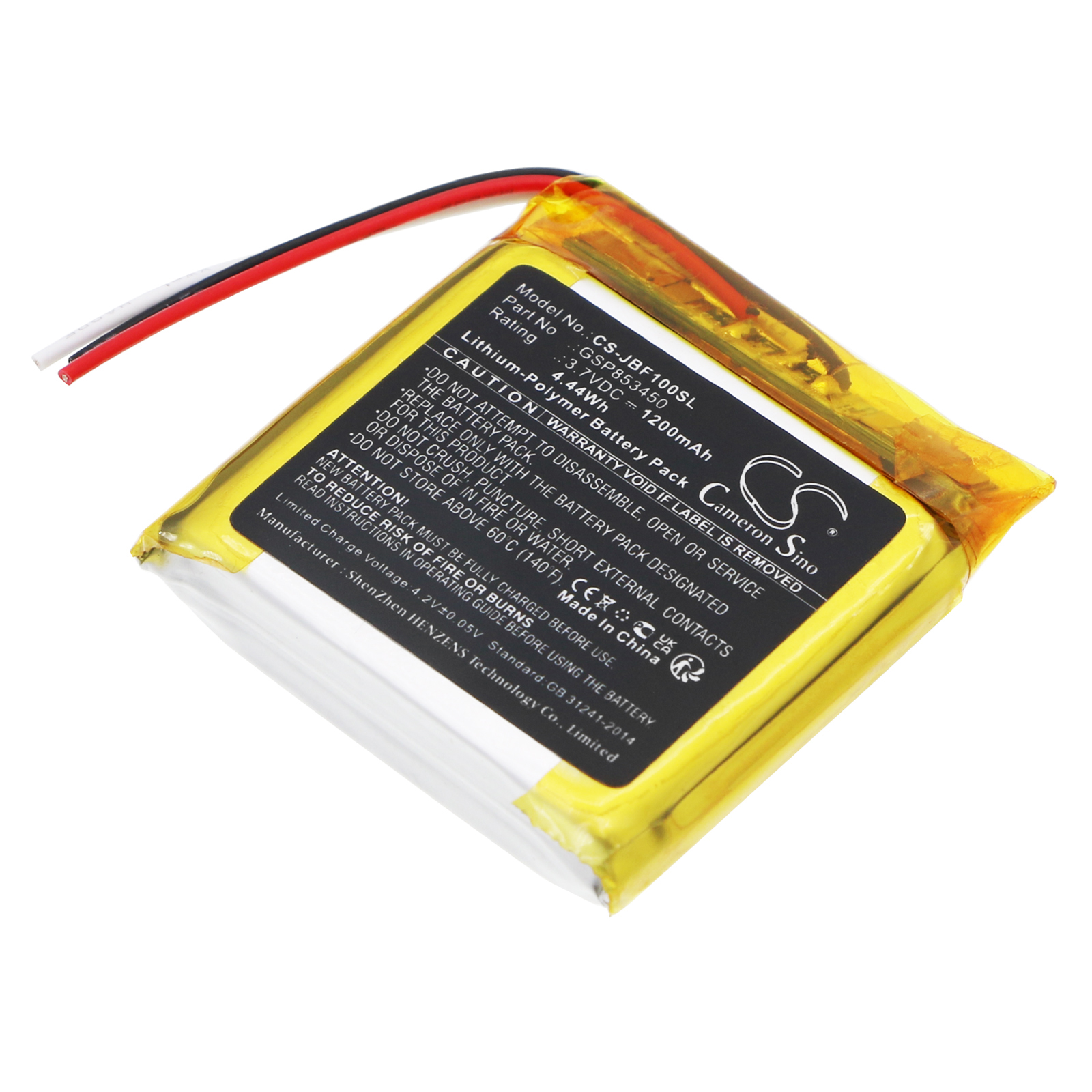 JBL Free GSP853450 Headset Replacement Battery 1200mAh