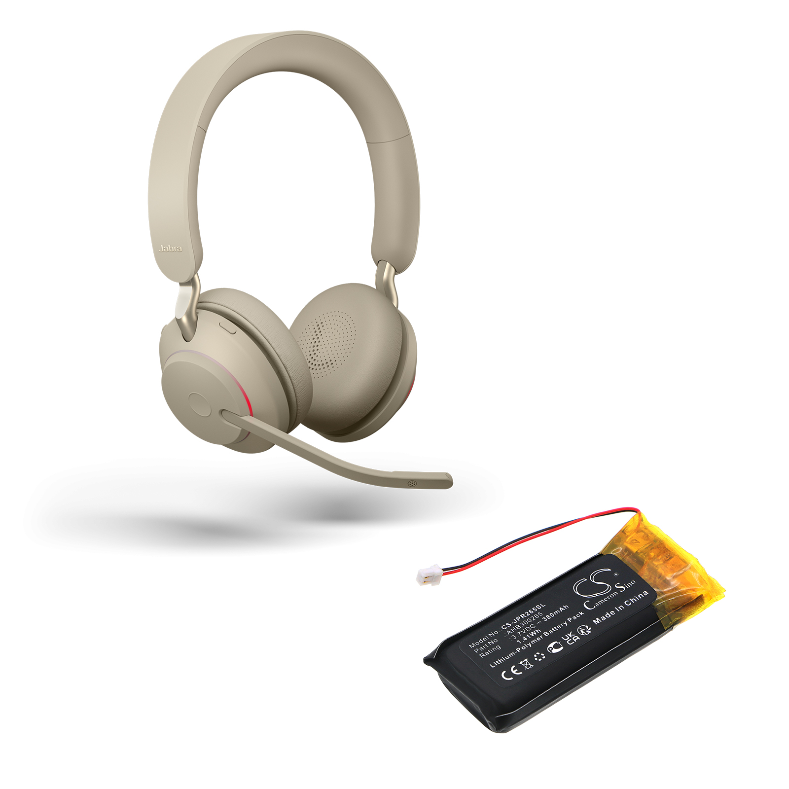 JABRA EVOLVE2 65 BATTERY REPLACEMENT Evolve 2 Replacement Battery