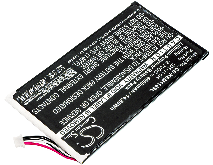 Kobo K080-KDN-B Vox D1-11-04 Replacement Battery 4000mAh
