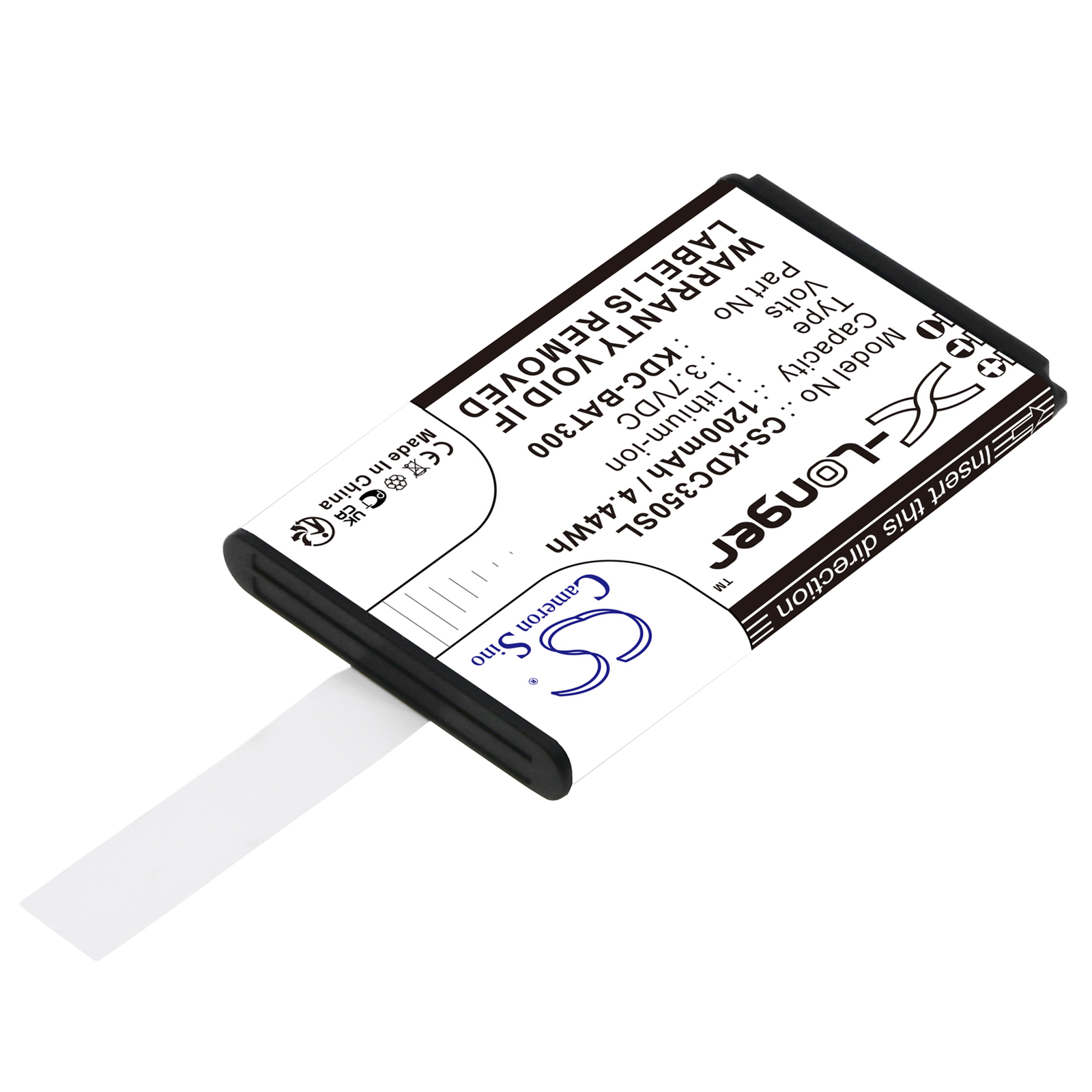 KOAMTAC KDC-250 KDC-300 Replacement Battery 1200mAh