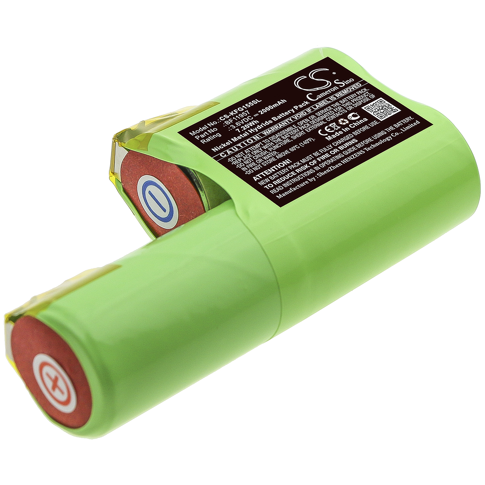 Kenwood Grati FG155 BF11957 Replacement Battery 2000mAh