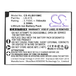 Kodak WPZ2 LB-015 Digital Camera Replacement Battery 700mAh