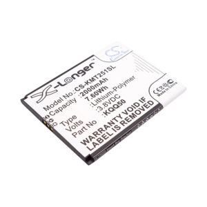 KAZAM TH25014-01 Thunder2 5.0 Replacement Battery 2000mAh