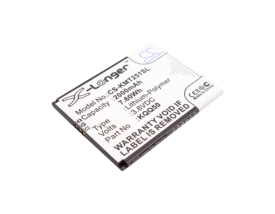 KAZAM TH25014-01 Thunder2 5.0 Replacement Battery 2000mAh