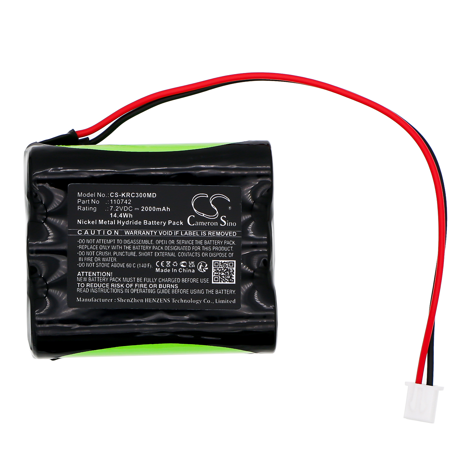 Kern Chair scale MCC300K100M Replacement Battery 2000mAh