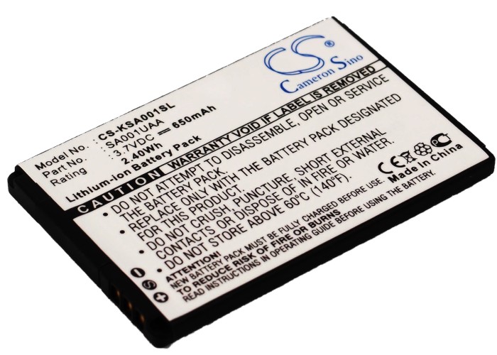 KDDI KY003UAA Mobile/SmartPhone Replacement Battery 650mAh