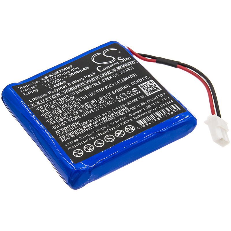 Ksenia Radius Indoor Siren Replacement Battery 2000mAh