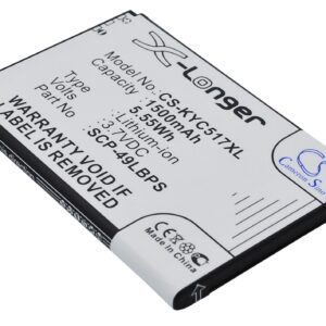 Kyocera C5155 C5170 C5171 Hydro Replacement Battery 1500mAh