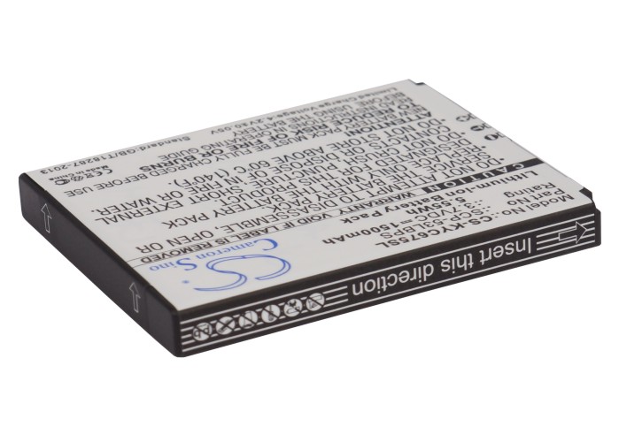 Kyocera C6750 Hydro Elite Replacement Battery 1500mAh
