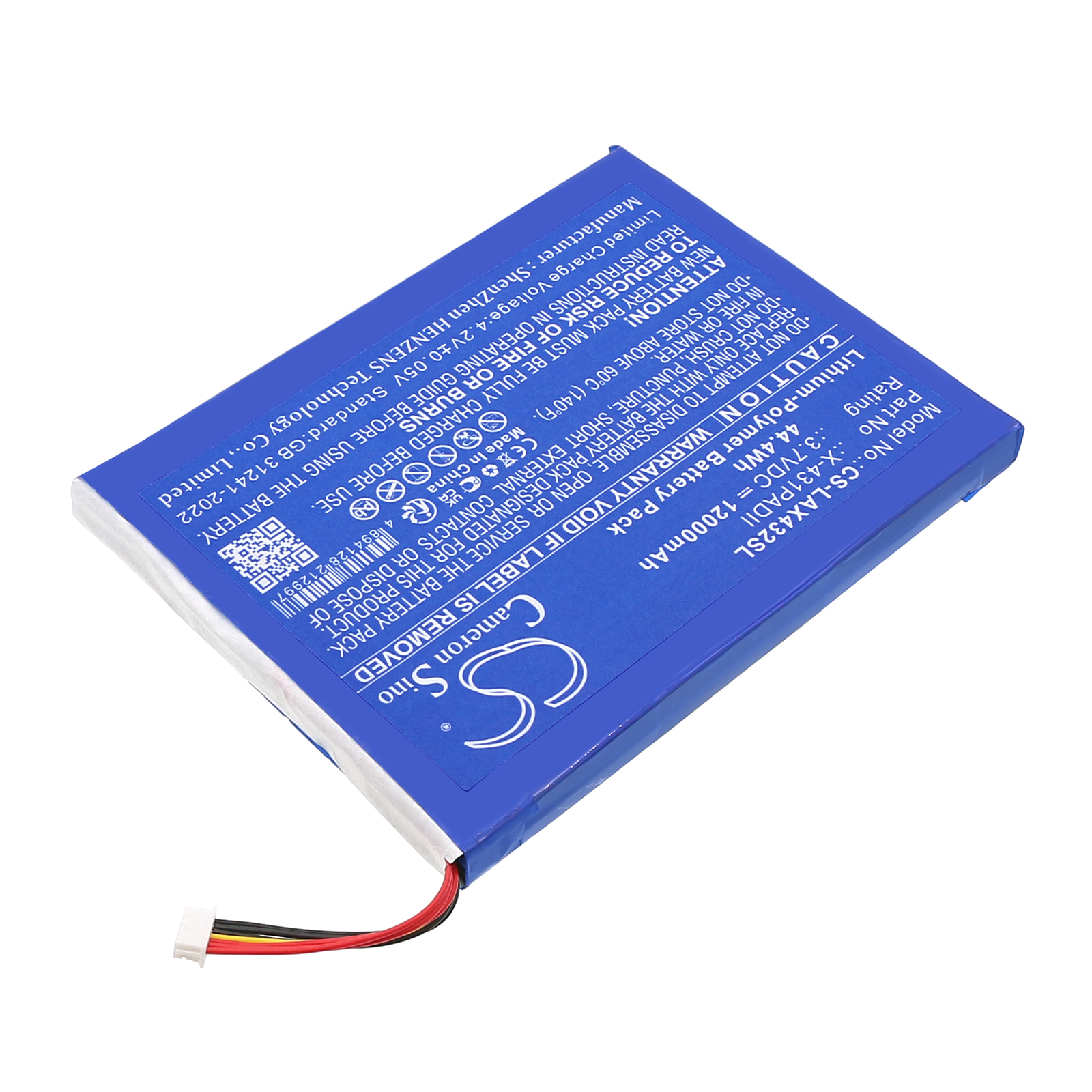 Launch Diagnostic Scanner X431 Pad 2 Replacement Battery 12000mAh