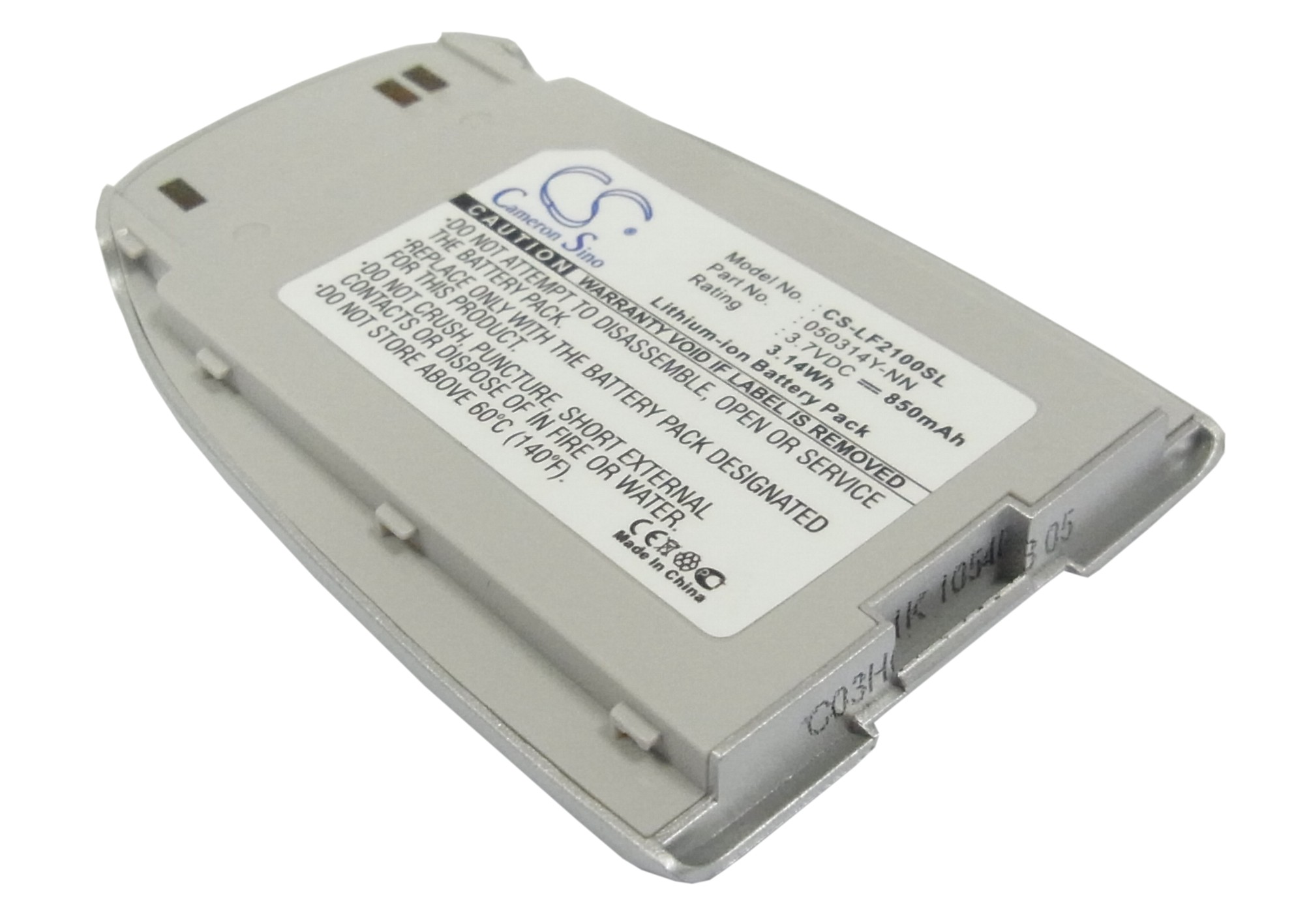 LG F2100 G220 050314Y-NN Replacement Battery 850mAh