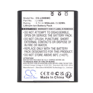 OLYMPUS Li-90B Digital Camera Replacement Battery