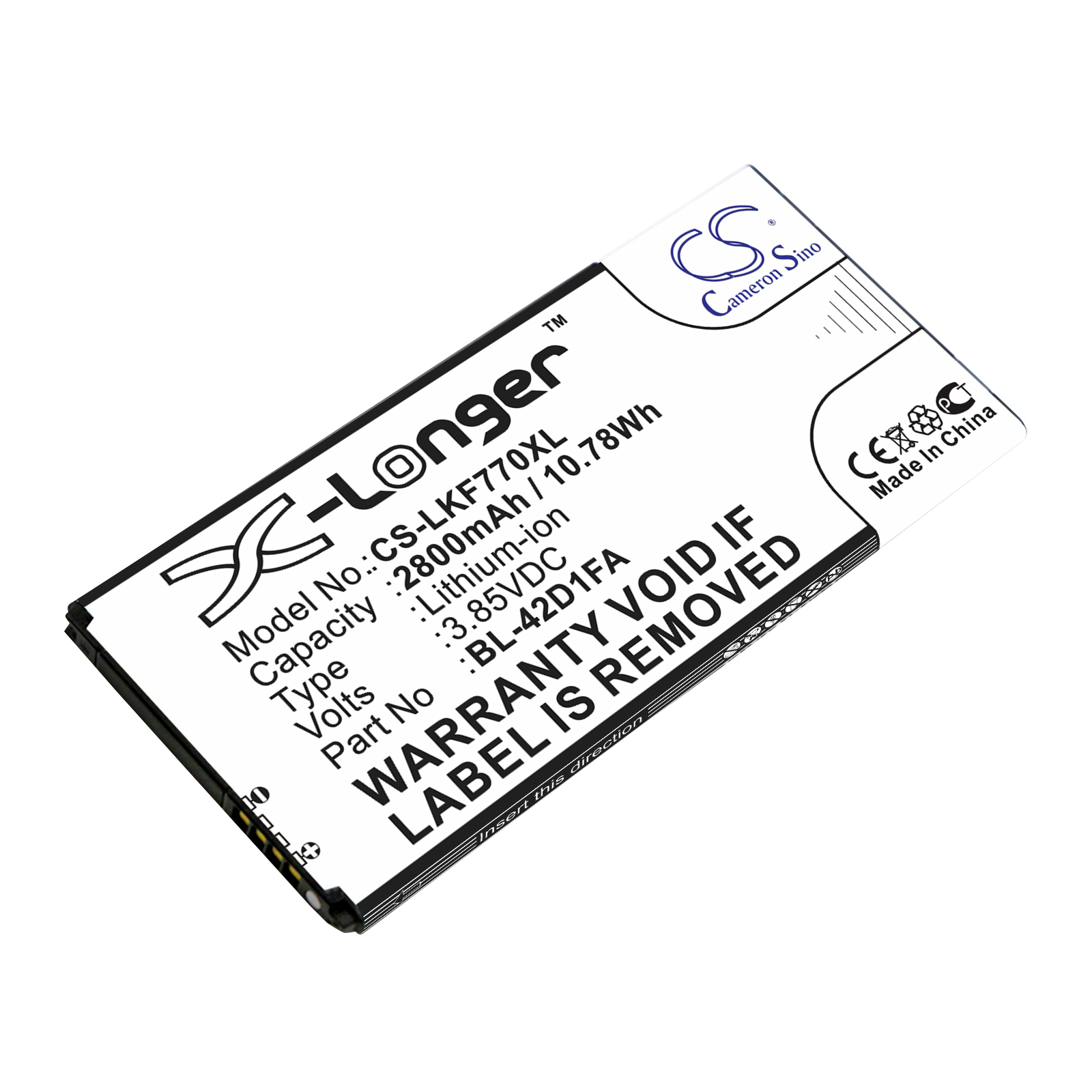 LG BL-42D1FA Mobile/SmartPhone Replacement Battery 2800mAh