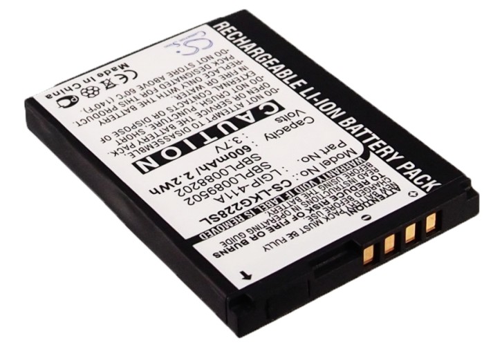 LG LGIP-411A Mobile/SmartPhone Replacement Battery 600mAh