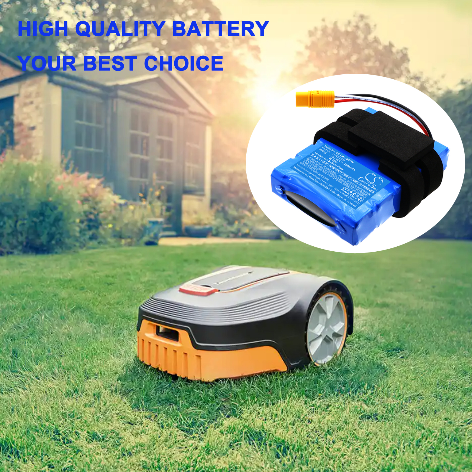 LAWNMASTER L10 BATTERY L12 18LB2035 Replacement Battery