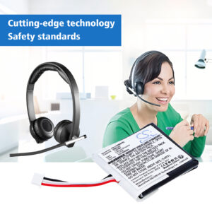 Logitech H820e 533-000095 Headset Replacement Battery 450mAh