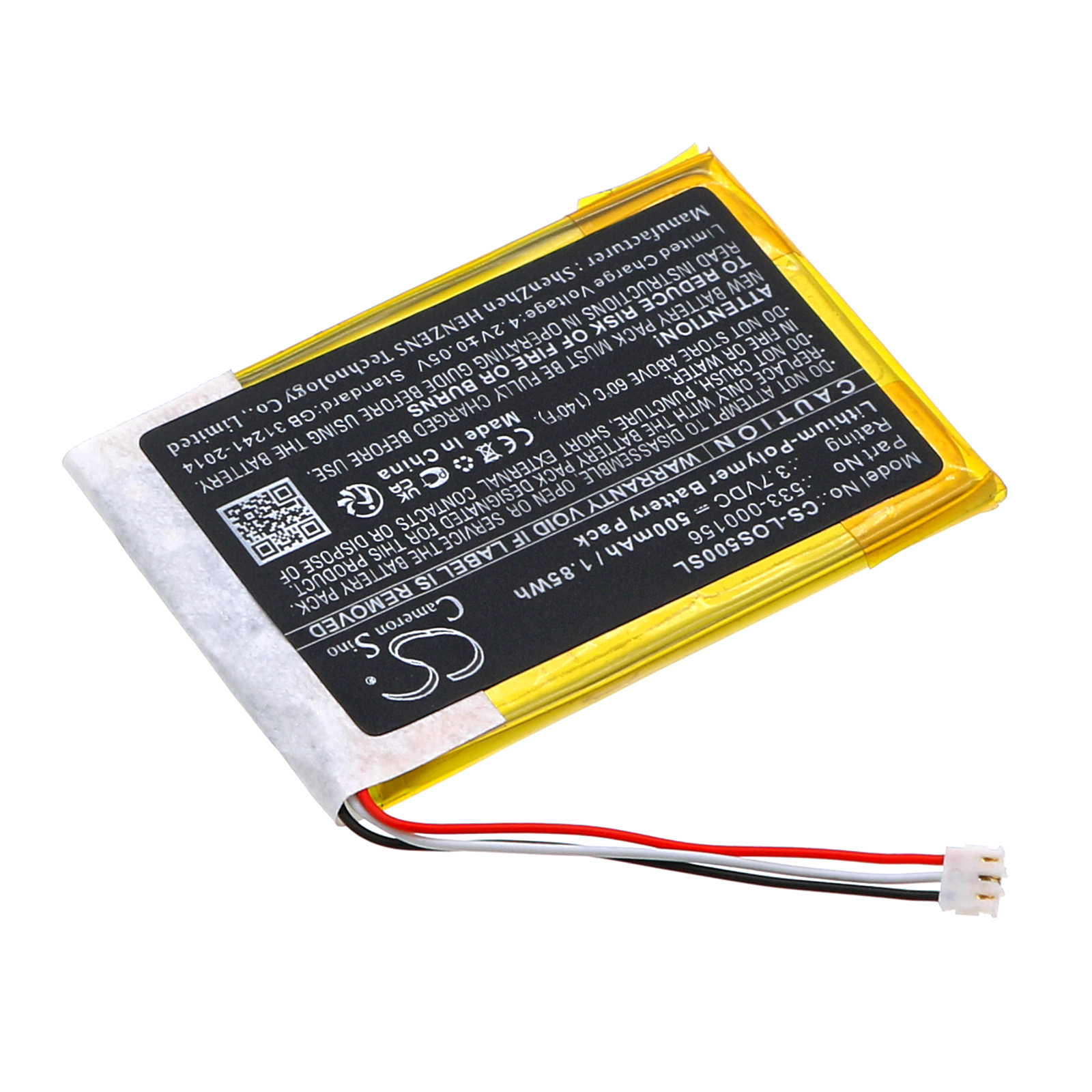 Logitech Slim Combo 533-000156 Replacement Battery 500mAh