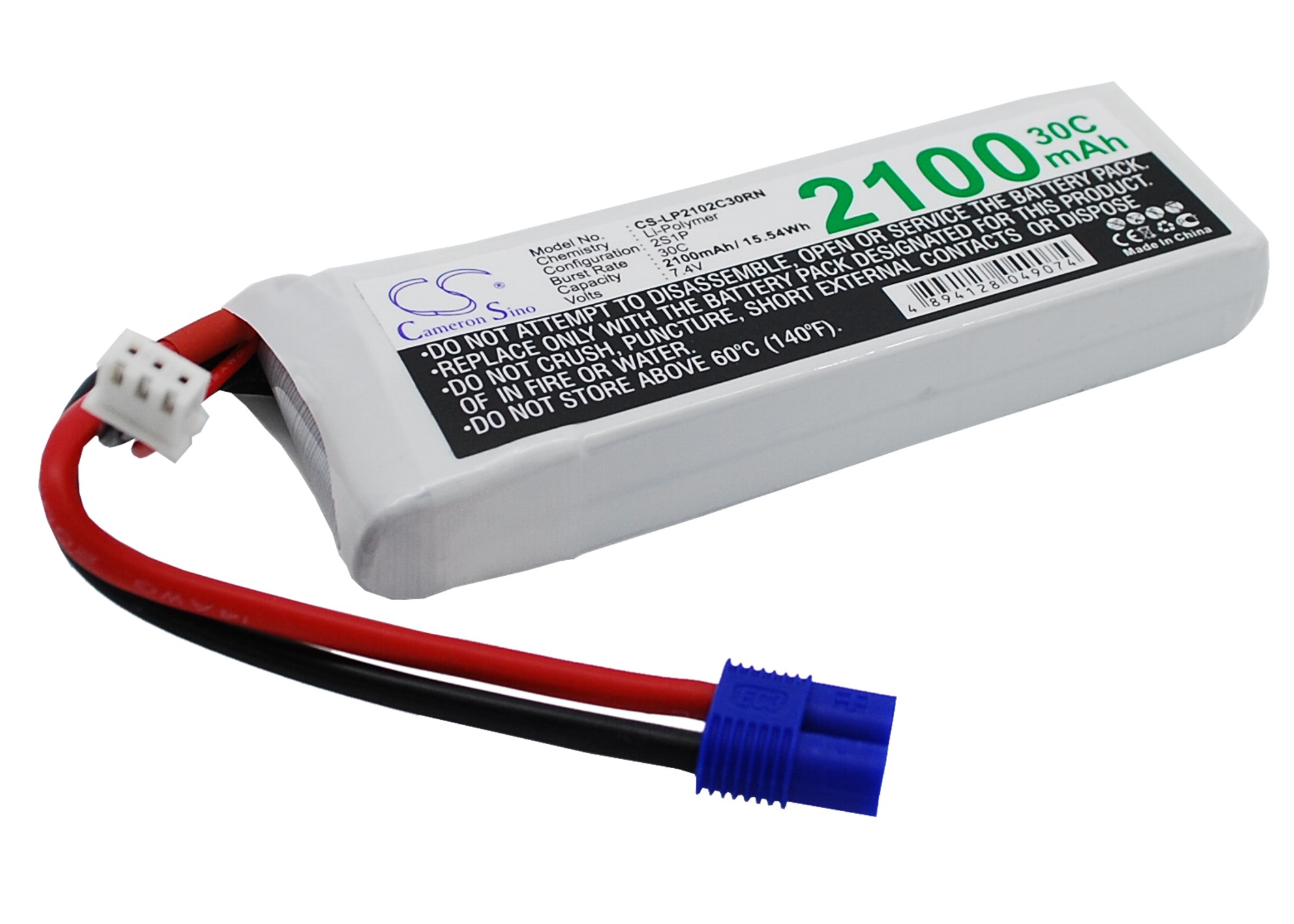 RC Cars Replacement Battery 2100mAh
