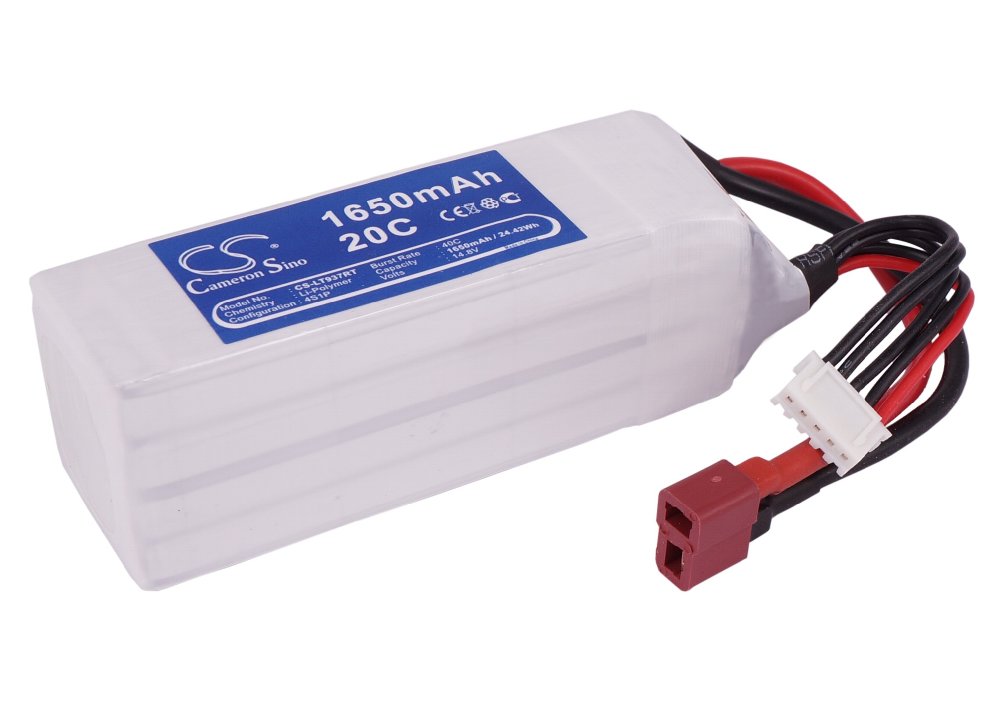 1650 mAh for RC CS-LT937RT