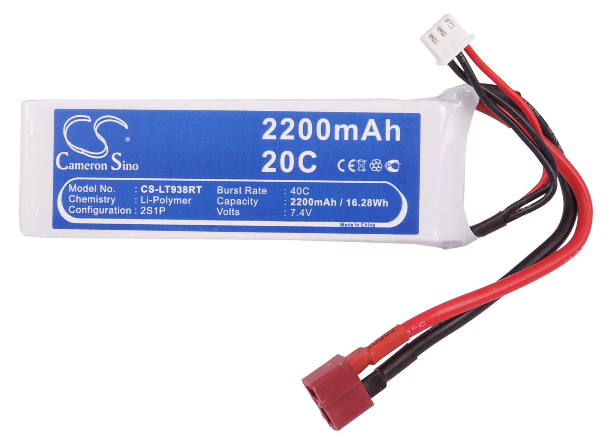 2200 mAh for RC CS-LT938RT