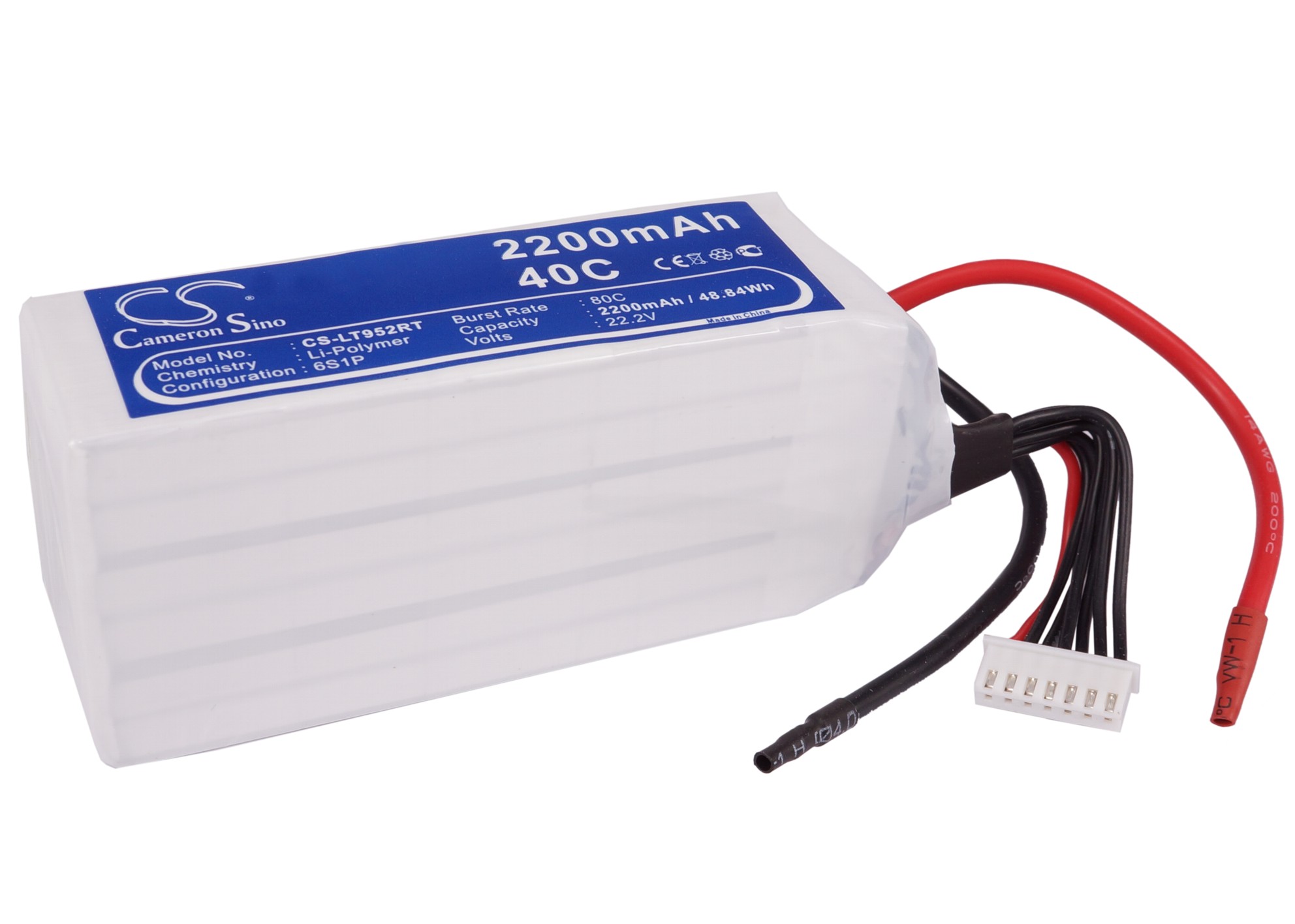 2200 mAh for RC CS-LT952RT