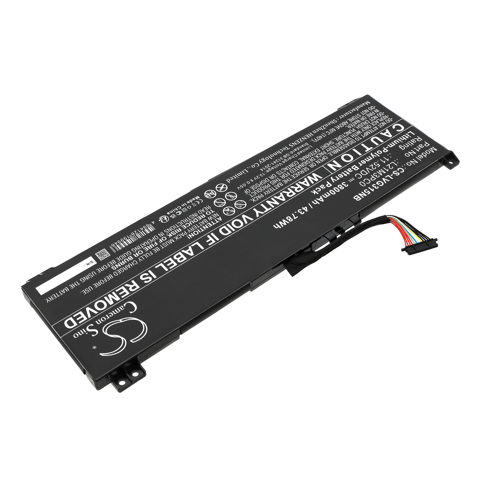 Lenovo 8SSB11F36375 IdeaPad Series Replacement Battery 3800mAh