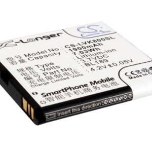 Lenovo K800 BL189 Mobile/SmartPhone Replacement Battery 1900mAh