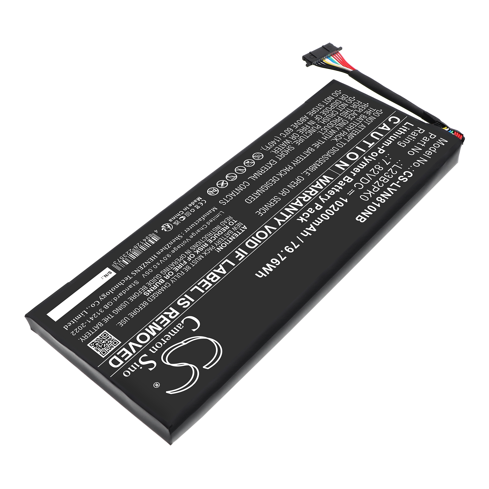 Lenovo Legion Go 8APU1 5B11M36296 5B11M36298 Replacement Battery 10200mAh