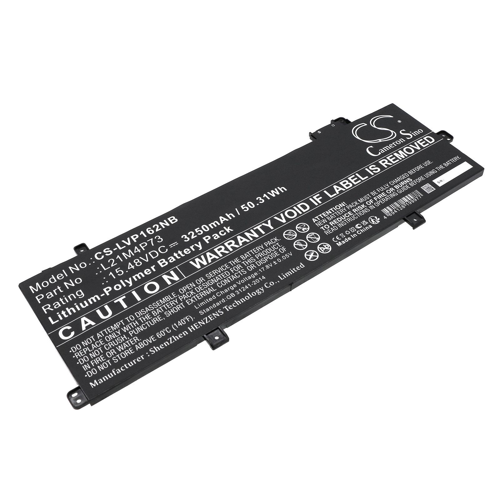Lenovo 5B10W51869 ThinkPad Series Replacement Battery 3250mAh