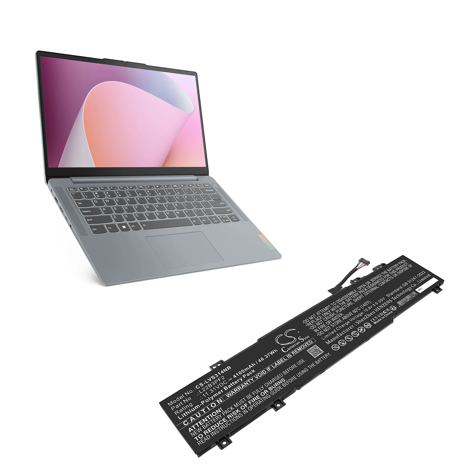L22B3PF2 Lenovo Replacement Battery 4100mAh