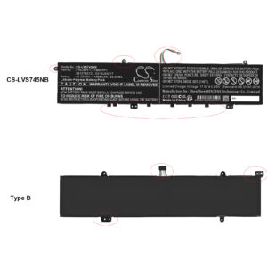 Lenovo Yoga C940-15 Yoga C940-15IRH Notebook/Laptop Replacement Battery 4300mAh