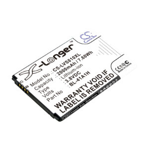 LG CZ2112LWR D390 D390N LGLS660AVB LS660 MS395 Replacement Battery 2000mAh