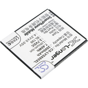 Lenovo A830 A850 K860 K860i S880 S880i S890 BL198 Replacement Battery 2000mAh