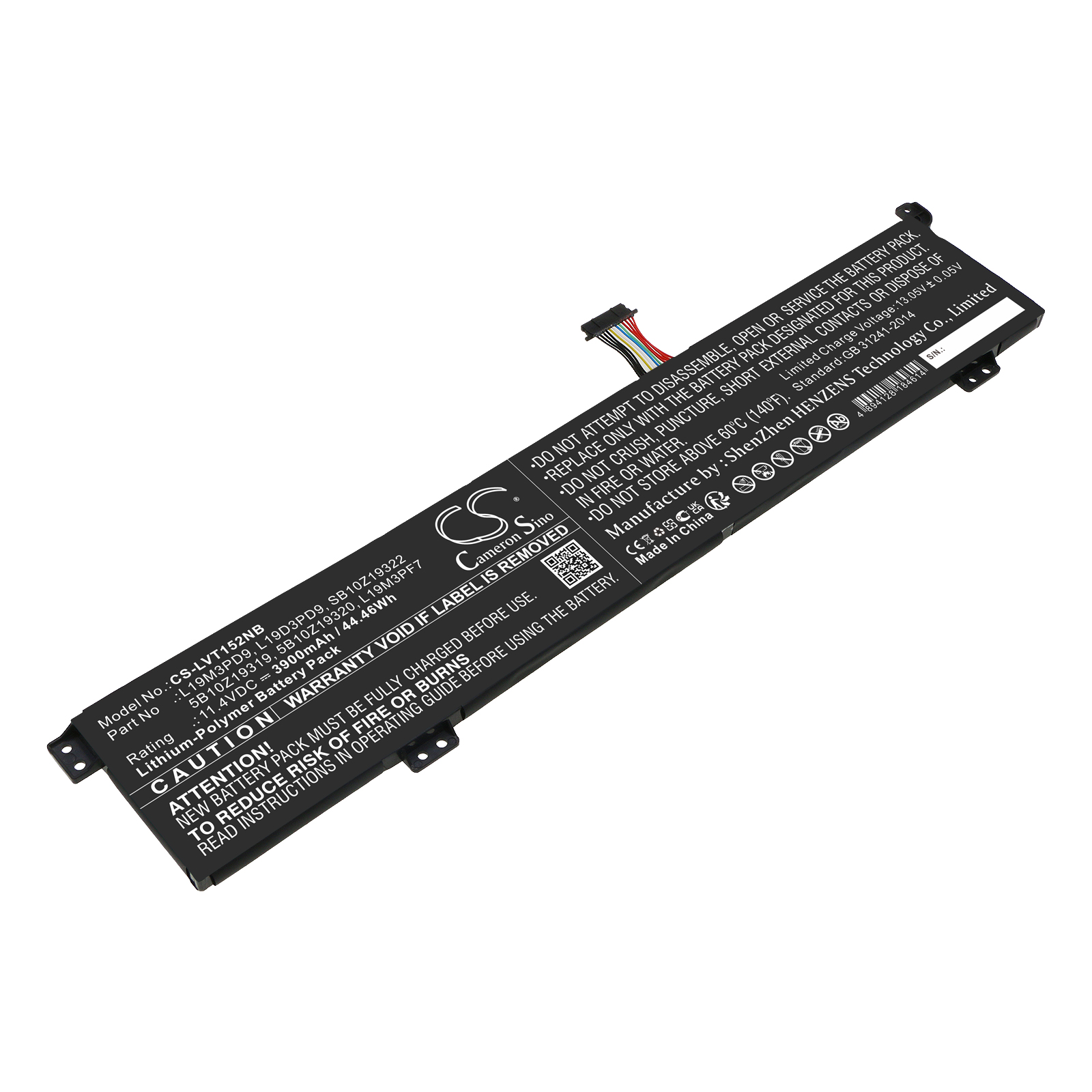 L19M3PD9 Lenovo Replacement Battery 3900mAh