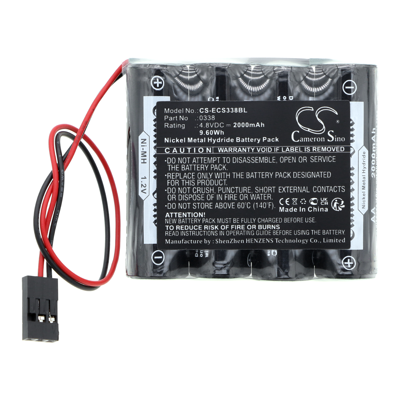 EI Mobika Ticket Cash Register 0338 Replacement Battery 2000mAh