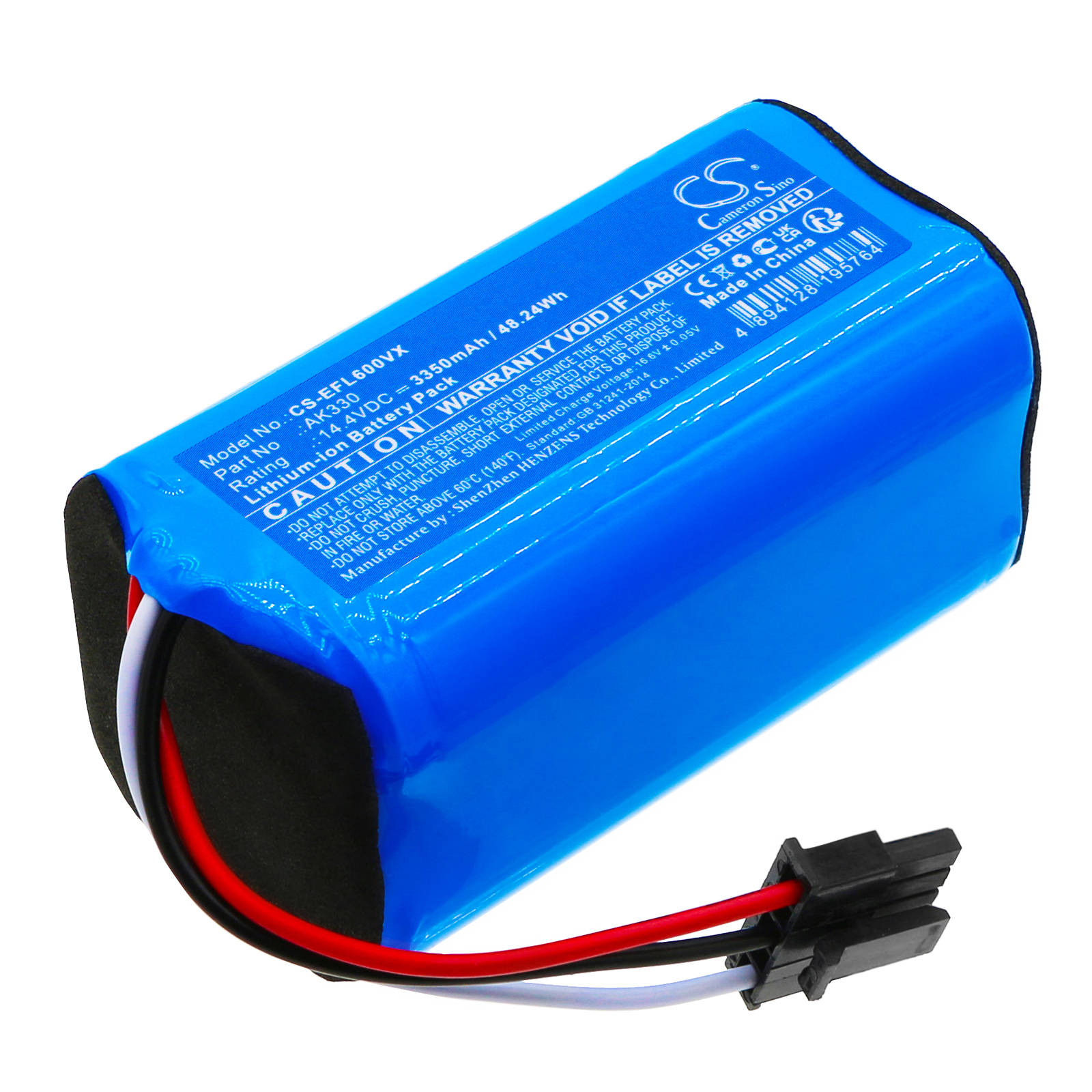 EUFY L60 REPLACEMENT BATTERY Replacement Battery 3350mAh