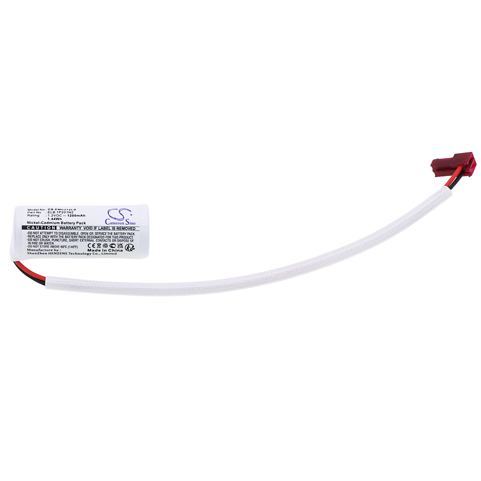 Lithonia LE S 1 R 120/277 EL N Replacement Battery 1200mAh