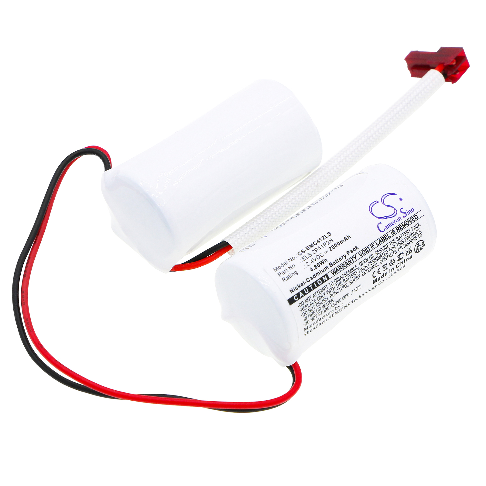 Lithonia LQC 1 G EL N 2PFV8 ELB 2P41P2N OSA448 Replacement Battery 2000mAh