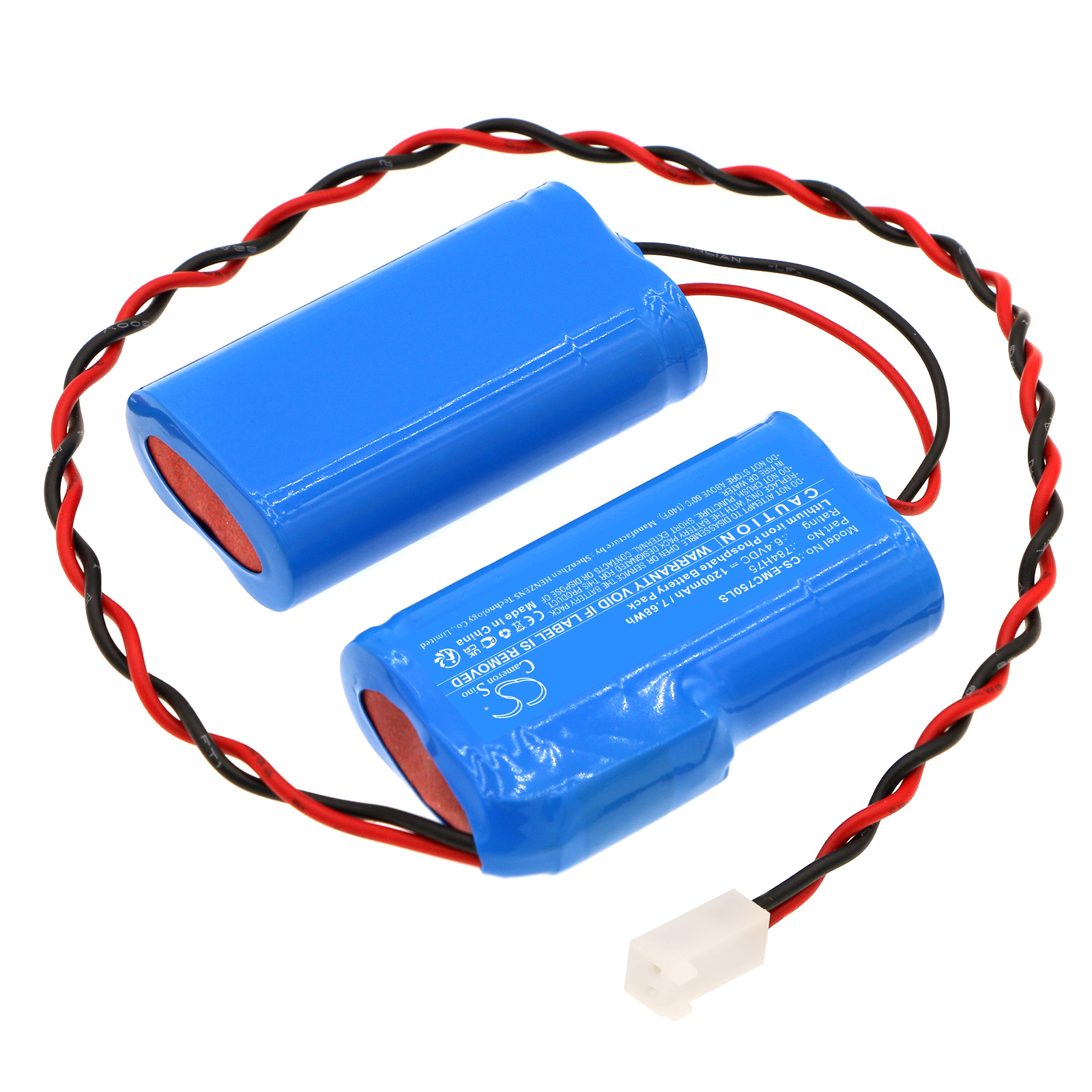 Dual-Lite EVCUGWD4 EVCURWD4 Replacement Battery 1200mAh