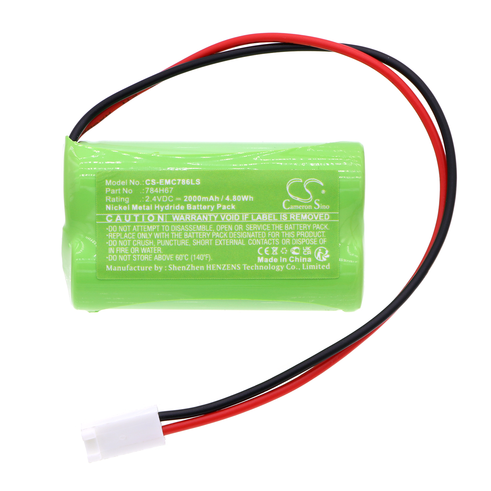 Dual-Lite EV4D-02L EV4DI-02L 784H67 93035262E Replacement Battery 2000mAh