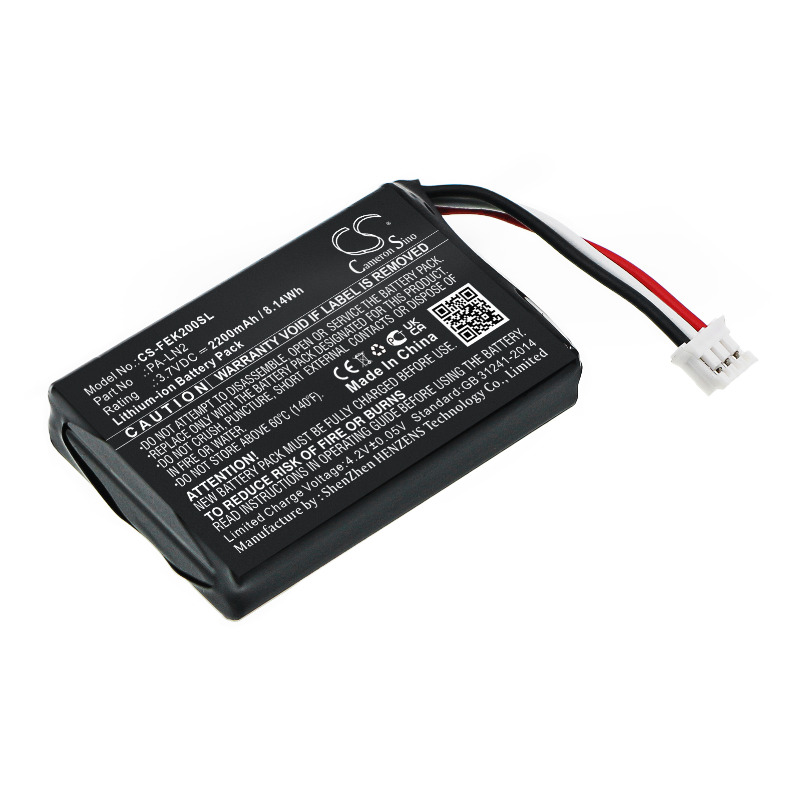 Fey Elektronik PA-LN2 Battery Pack Replacement Battery 2200mAh