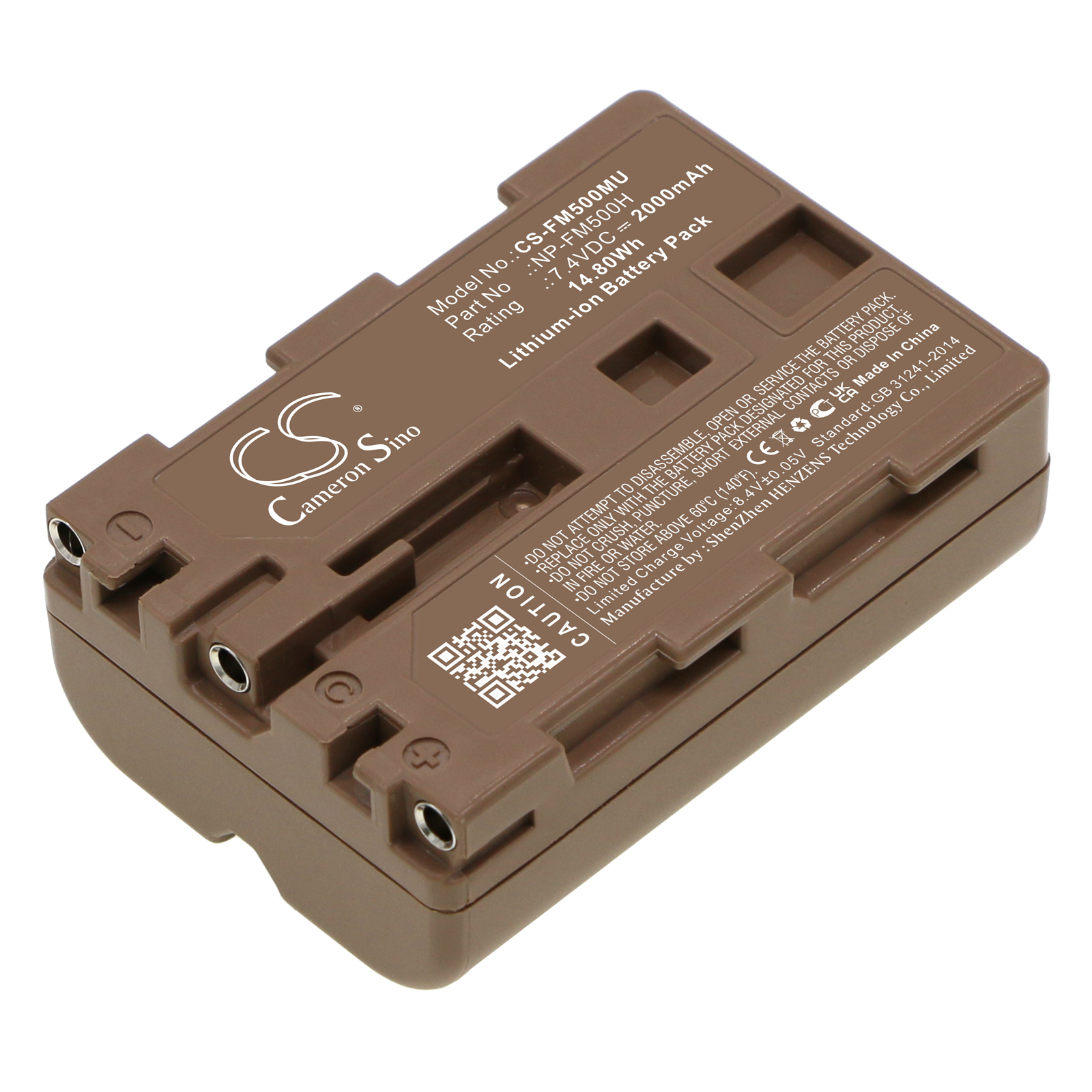 SONY NP-FM500H Replacement Battery 2000mAh