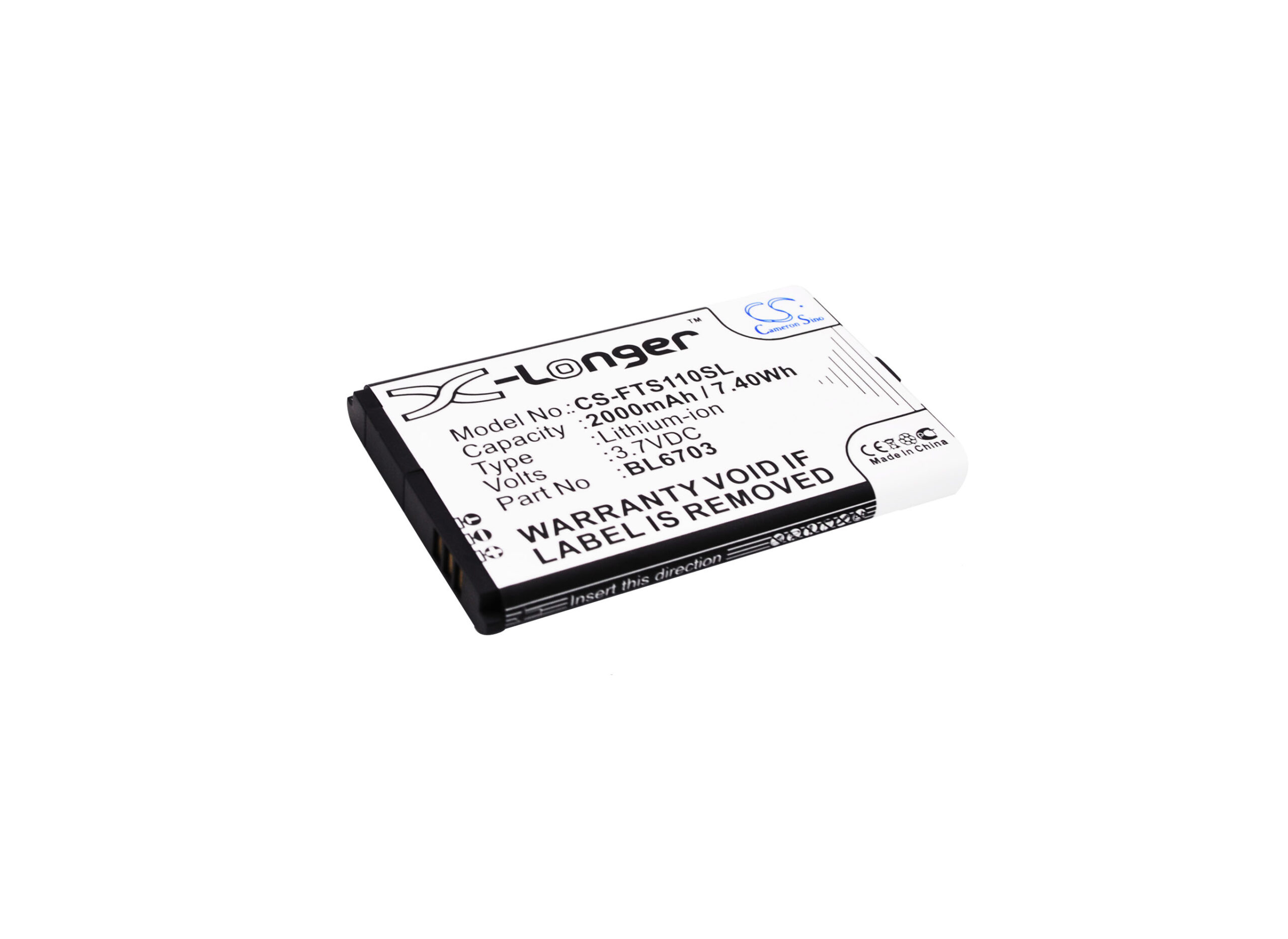 Fly TS110 BL6703 Mobile/SmartPhone Replacement Battery 2000mAh