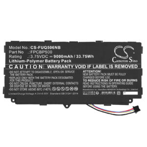 FPCBP500 Fujitsu Arrows Tab Q506 Replacement Battery 9000mAh